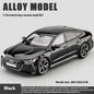 Key Remote Control Version 1:18 AUDI RS7 Alloy Sports Car Model Diecast Metal Racing Vehicle Car Model Sound Light Toy Gift