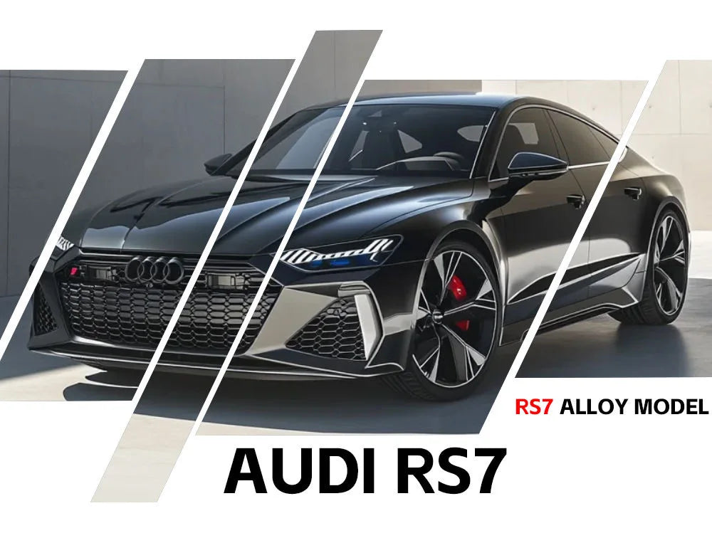 Key Remote Control Version 1:18 AUDI RS7 Alloy Sports Car Model Diecast Metal Racing Vehicle Car Model Sound Light Toy Gift