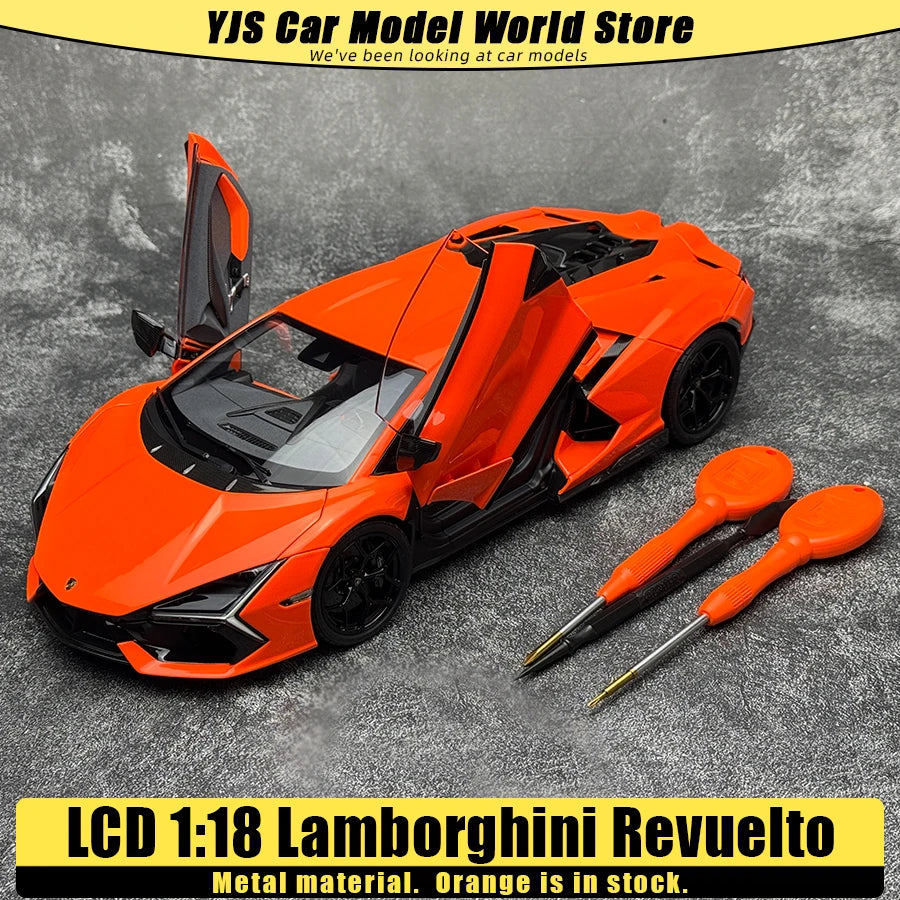 LCD Cast model collection 1:18 Lamborghini Revuelto Collection of metal sports car models