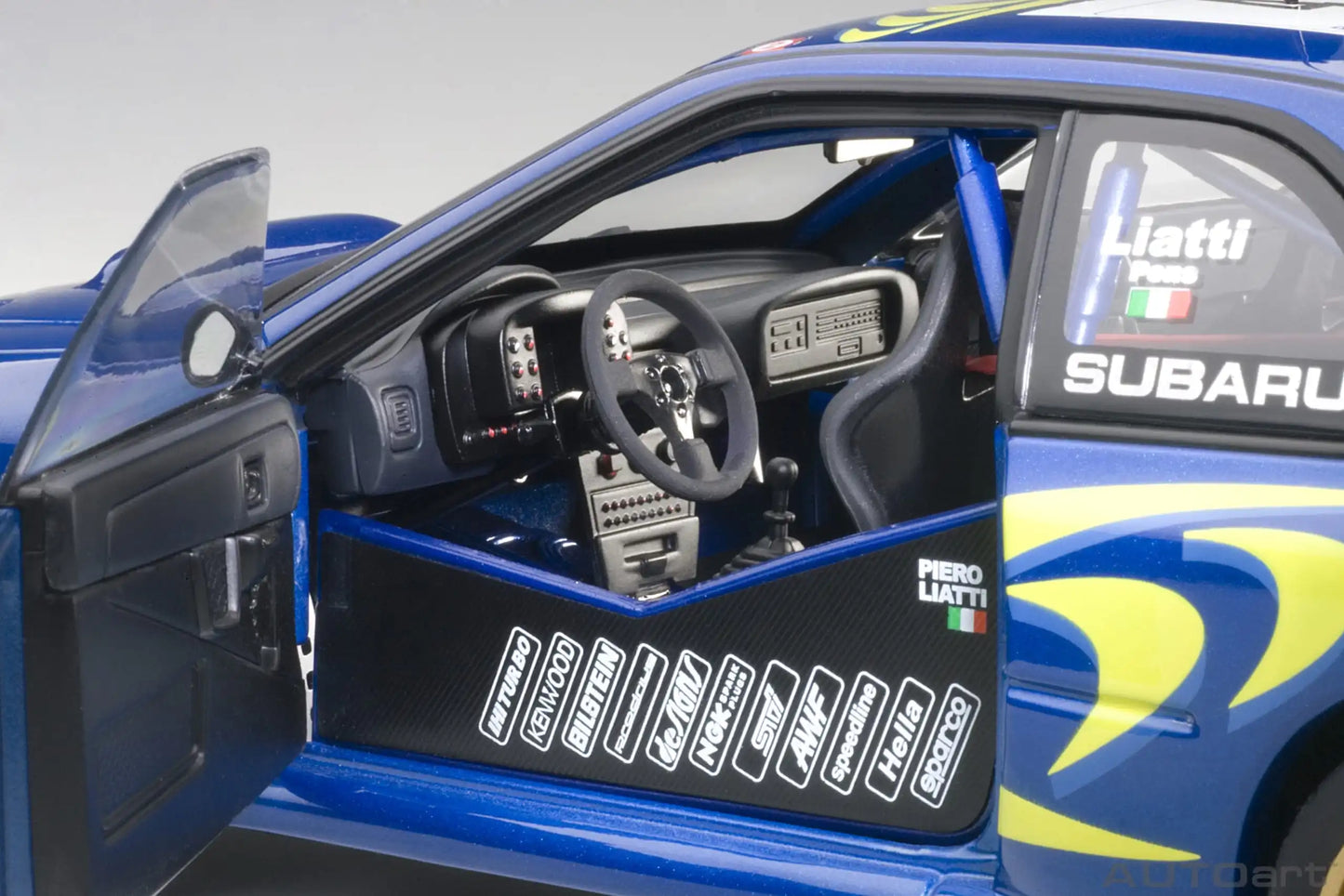 AUTOART Die-cast car model 1/18 Subaru Impreza WRC Rally of Monte Carlo  Static display car models