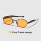 Ruiao 2026 Fashion Oval Sunglasses for Women Luxury Designer Metal Frame UV400 Sun Protection Shades Brand New Arrival Eyewear