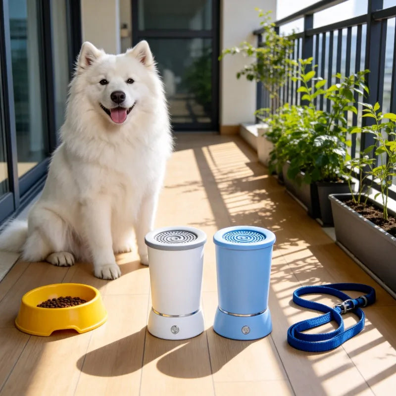 Portable Dog Paw Washer Automatic Cleaner Electric Massager USB Rechargeable for Small To Medium Dogs Cats Paw Cleaner Massager