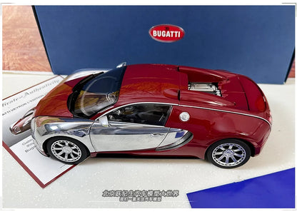 AUTOART 1:18 Bugatti  Veyron Sports car alloy car model plated interphase  Personal collection gift Compan