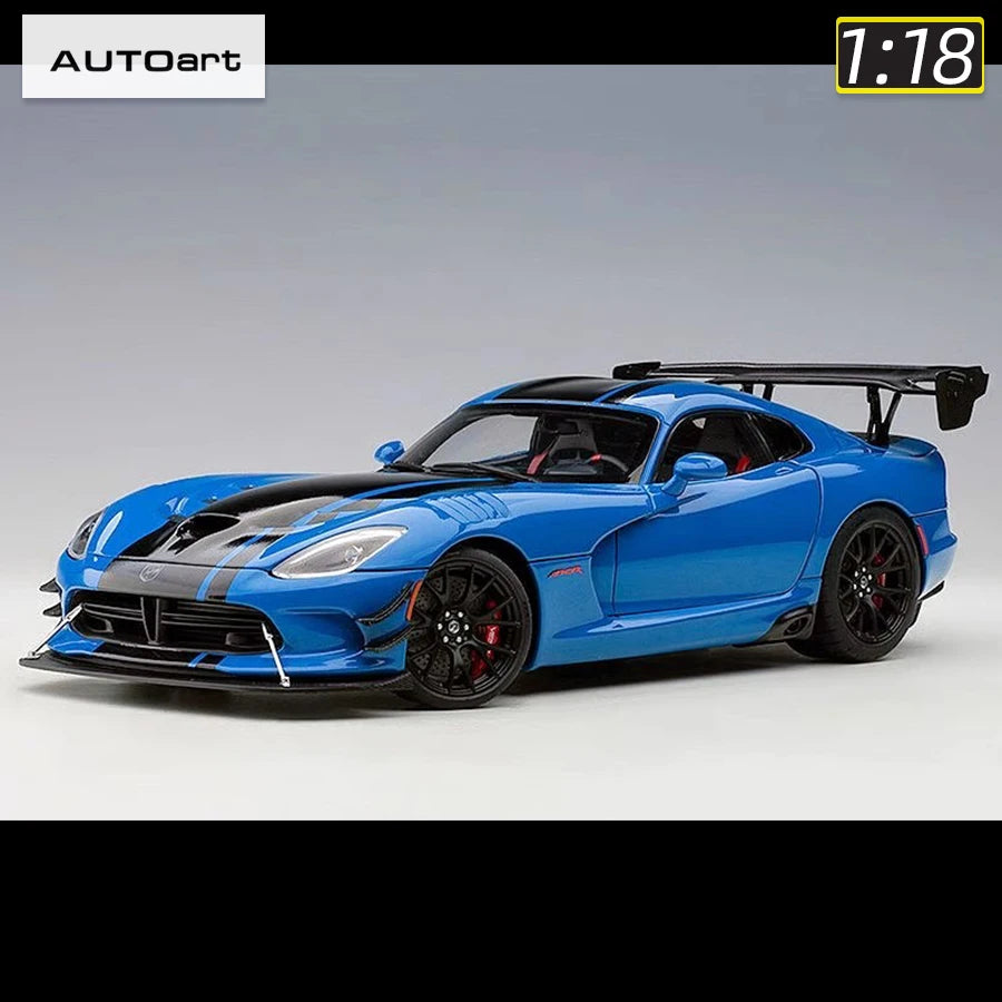 AUTOART New 1/18 scale DODGE VIPER ACR 2017 car model Static display Collection Holiday gift
