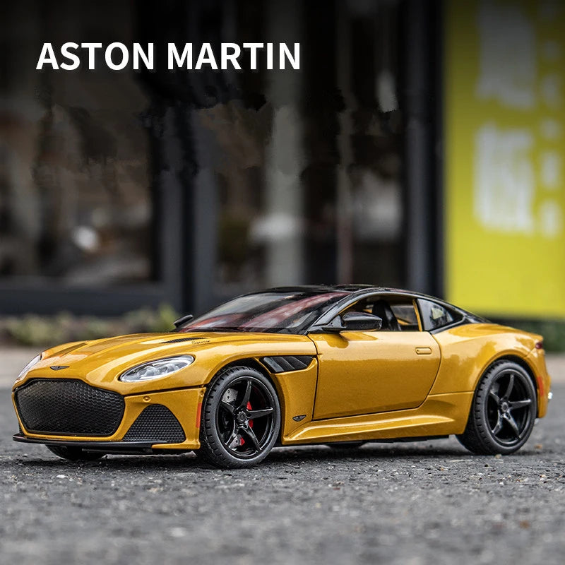 Aston Martin DBS Superleggera 1:24 Alloy Sports Car Diecasts & Toy Vehicles Metal Car Model Simulation Collection Toys Gift