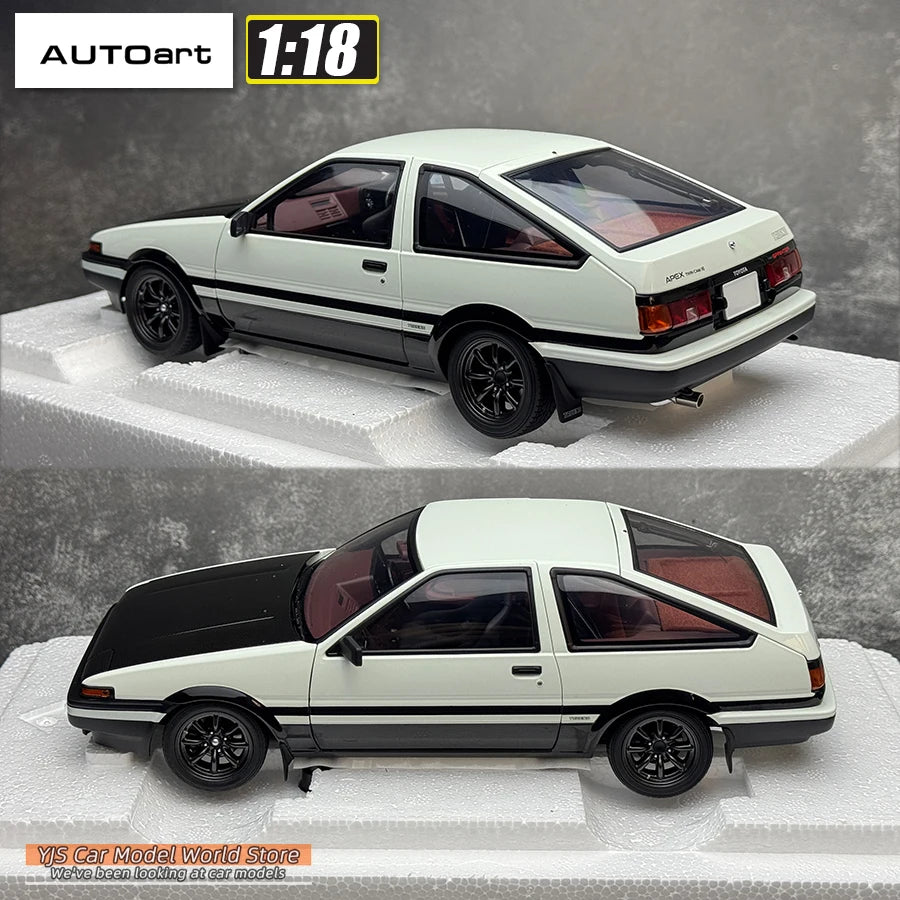 AUTOART 1:18 TOYOTA SPRINTER TRUENO AE86 30th ANNIVERSARY car model Static alloy car model collection gift