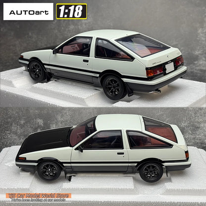 AUTOART 1:18 TOYOTA SPRINTER TRUENO AE86 30th ANNIVERSARY car model Static alloy car model collection gift