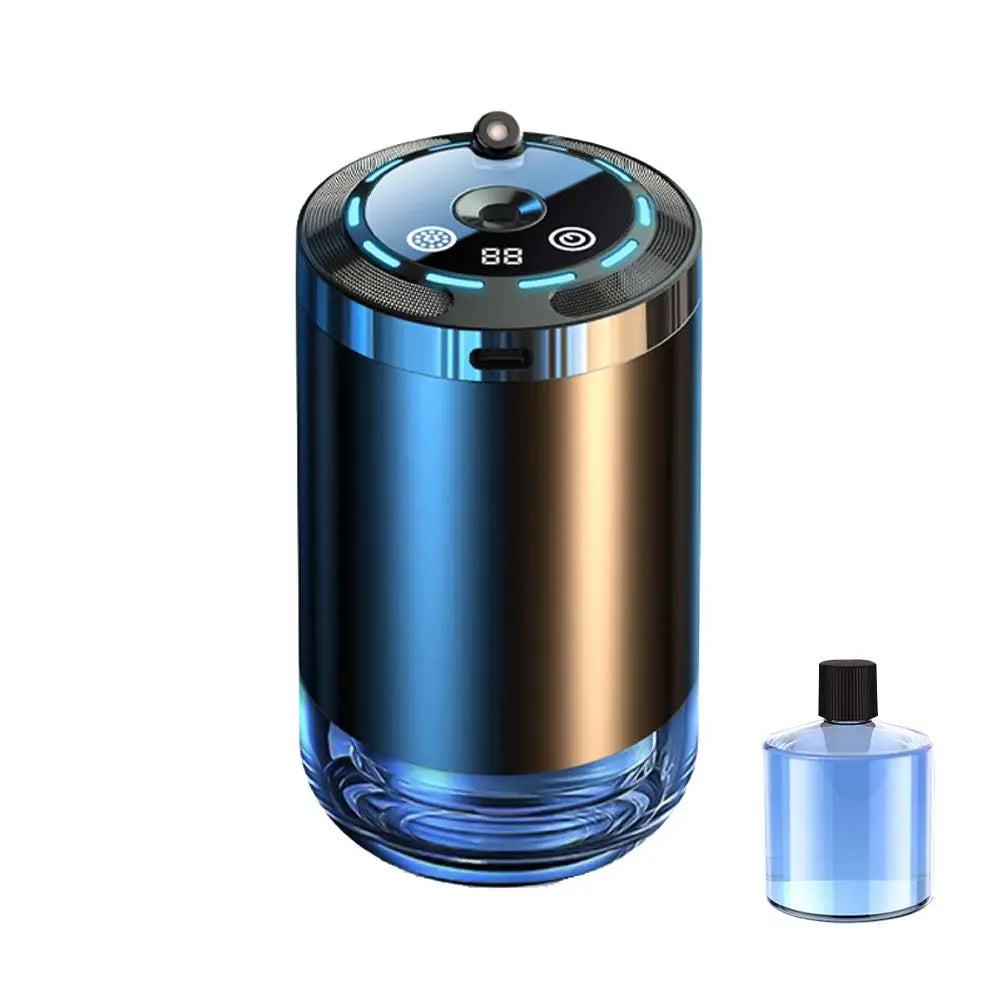 Car Electric Air Diffuser Aroma Car Air Vent Humidifier Mist Aromatherapy Air Freshener Removing Odor Eliminator Rechargeable