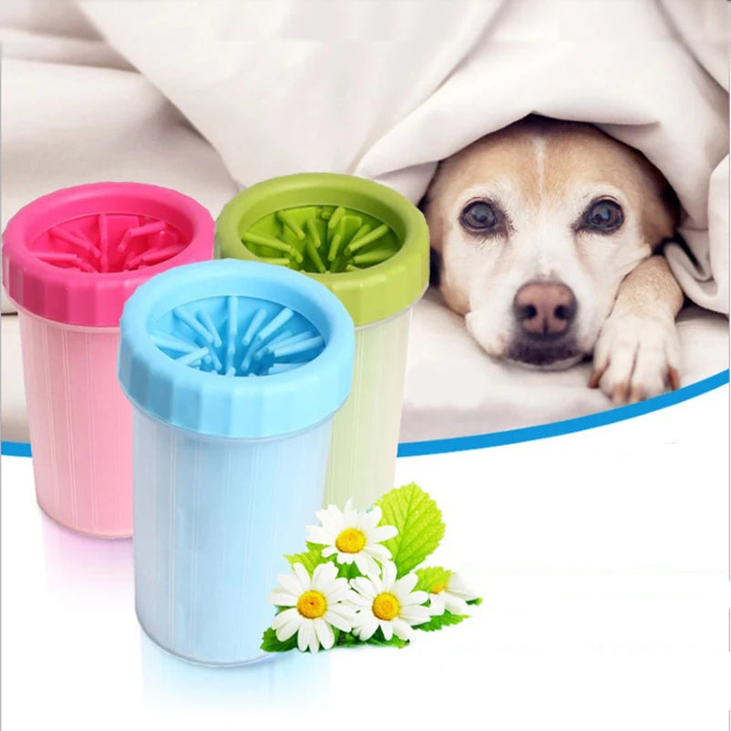 Popular new fully automatic pet foot washing cup dog and cat paw cleaner portable paw cleaning tool