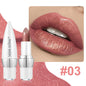 6-Color Matte Moisturizing Lipstick Without Filling Cup Long Hanging Velvet Finish Smooth Matte Lip Color Waterproof