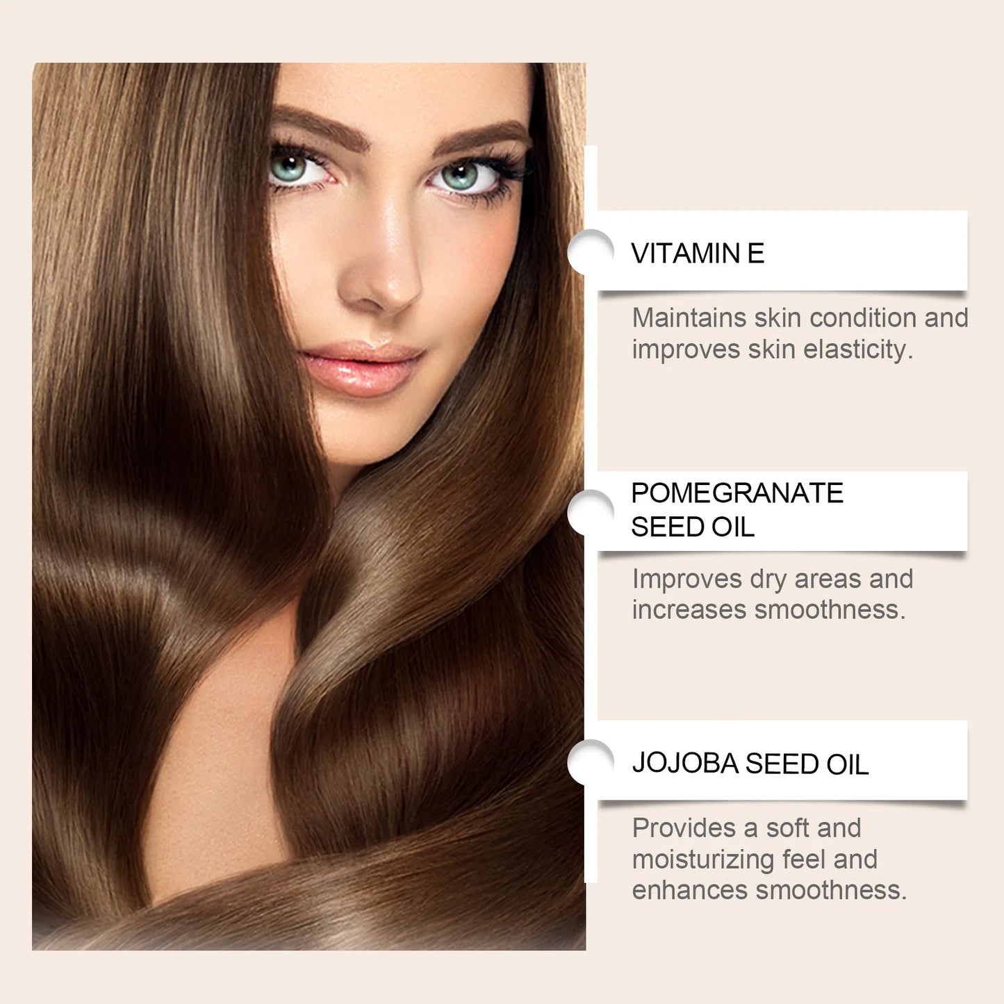 Pomegranate Seed Oil Hydrating Multi-Purpose Oil for Body Hair Nourish Scalp Hair Improve Dryness Tightening Smoothing Body Oil