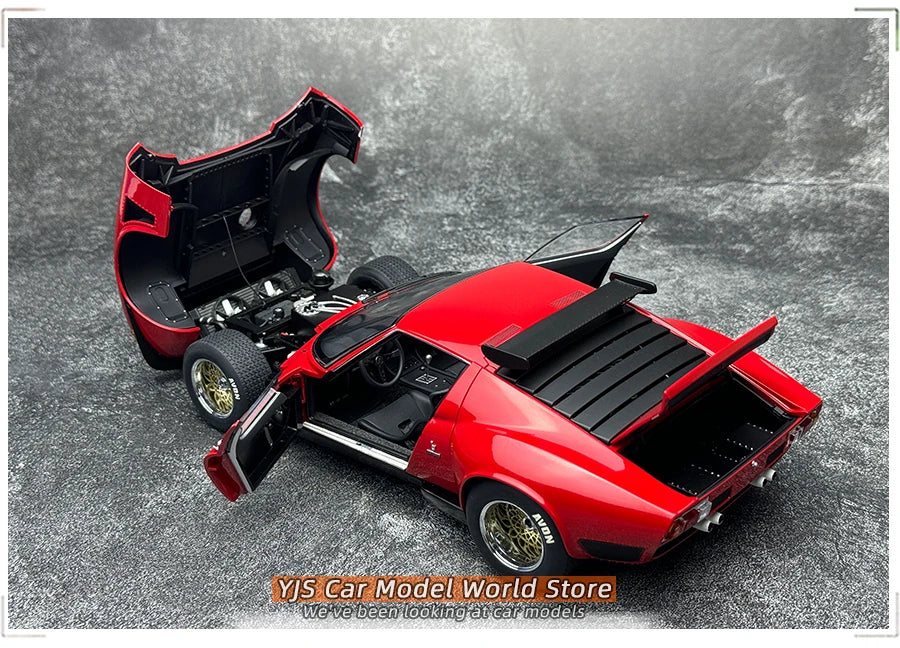 AUTOart 1:18 SCALE  Lamborghini MIURA SVR "JOTA" Car model Static ornament Collect Holiday gift