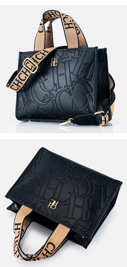 CH Fashion Monogram Print High Quality Metal Logo Casual Light Luxury Brand Designer New Women's Handbag