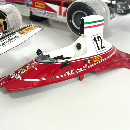 Exoto 1:18 F1 312T 312T4 Dual Car Champion Set Simulation Limited Edition All Open Alloy Metal Static Car Model Toy Gift