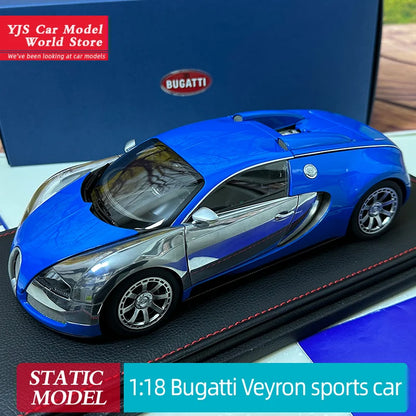 AUTOART 1:18 Bugatti  Veyron Sports car alloy car model plated interphase  Personal collection gift Compan