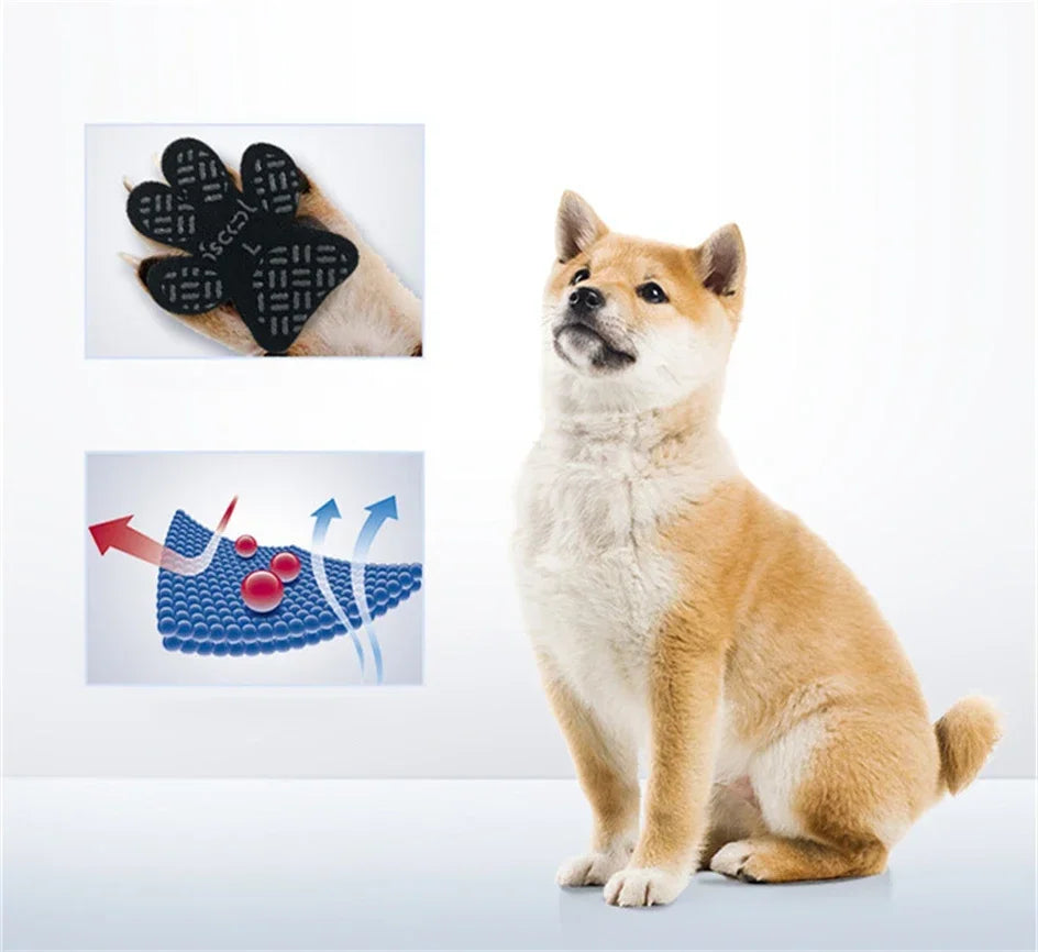 Paw Protectors Dog Anti-Slip Pads Waterproof Self Adhesive Shoes Booties Sock Replacement Foot Patch To Keeps Dogs from Slipping