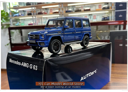 AUTOART 1:18 G63 2017 Car model SUV  Personal collection of holiday gifts