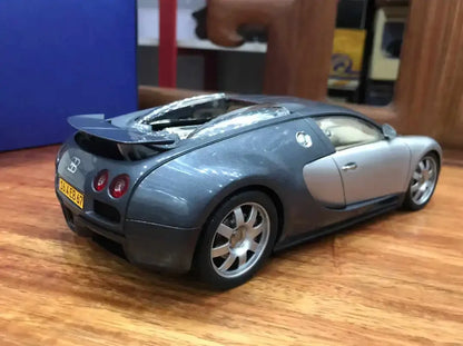 Autoart 1:18 Veyron 16.4 Silver Gray Simulation Limited Edition All Open Alloy Metal Static Car Model Toy Gift