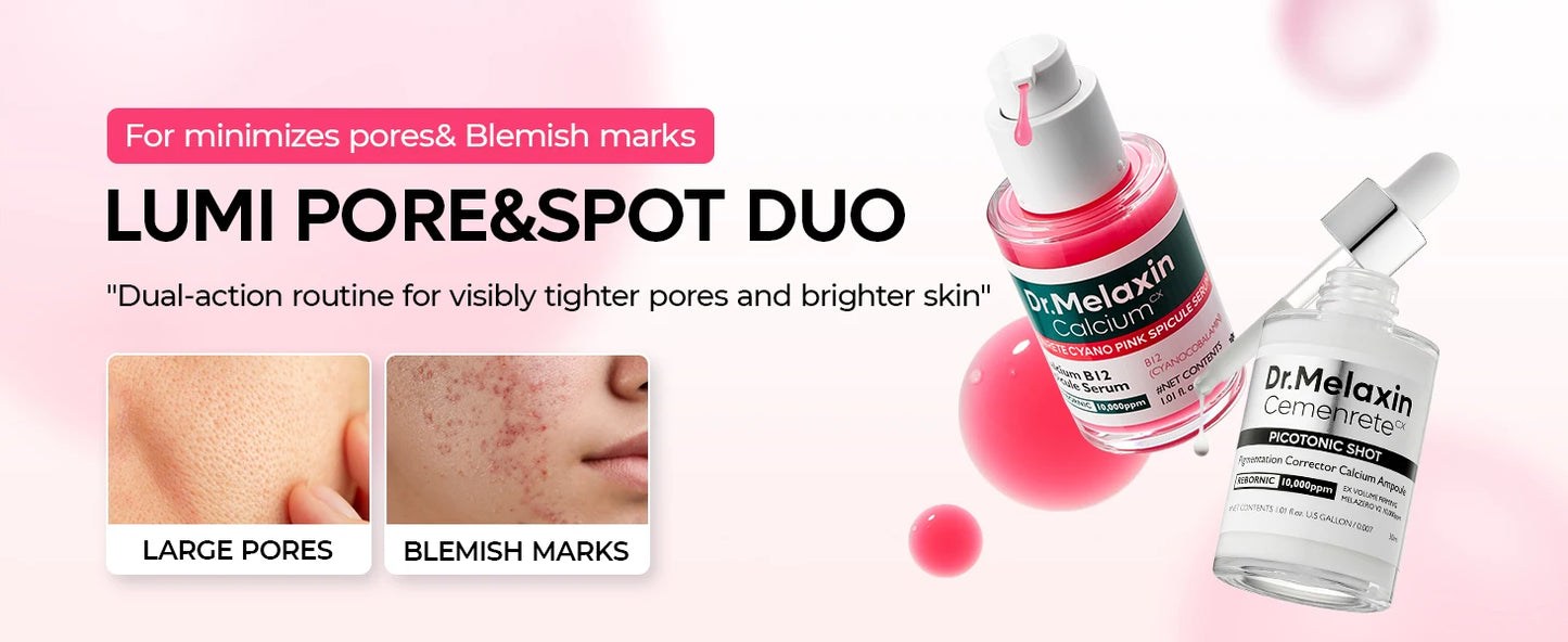 Dr.Melaxin Anti-Aging Lumi firm & lift Duo | Korean facial Collagen Firming serum plumping skin & tightening refines skin repair density