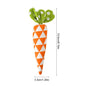 Easter Carrot Ornaments Spring Easter Party Decoration for Home Kids Birthday Favors Gift Soft Artificial Carrot Toy
