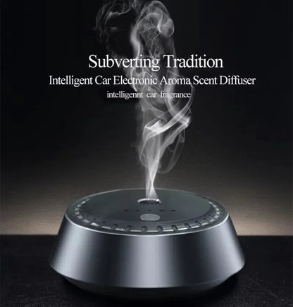 Adjustable Electric Fragrance Diffuser Ultrasonic Cool Mist Air Humidifier Car Air Freshener USB Rechargeable Car Diffuser