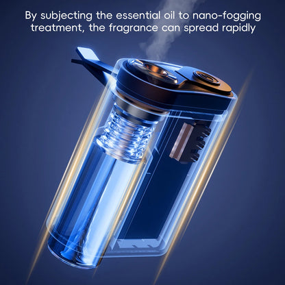 Auto Electric Air Diffuser Aroma Car Air Vent Humidifier Mist Aromatherapy Car Air Freshener Perfume Fragrance Car Accessories