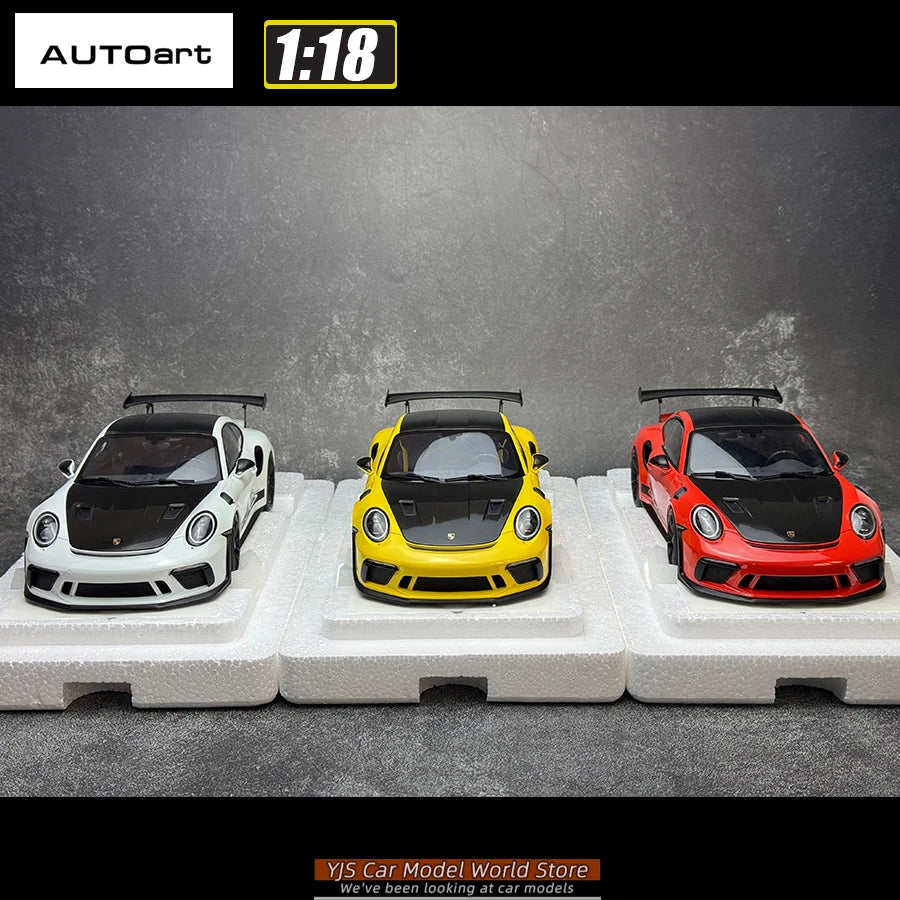 AUTOART 1/18 Porsche 911 (991.2) GT3 RS Weissach Package Car model  Send to a friend  Personal collection Static ornament
