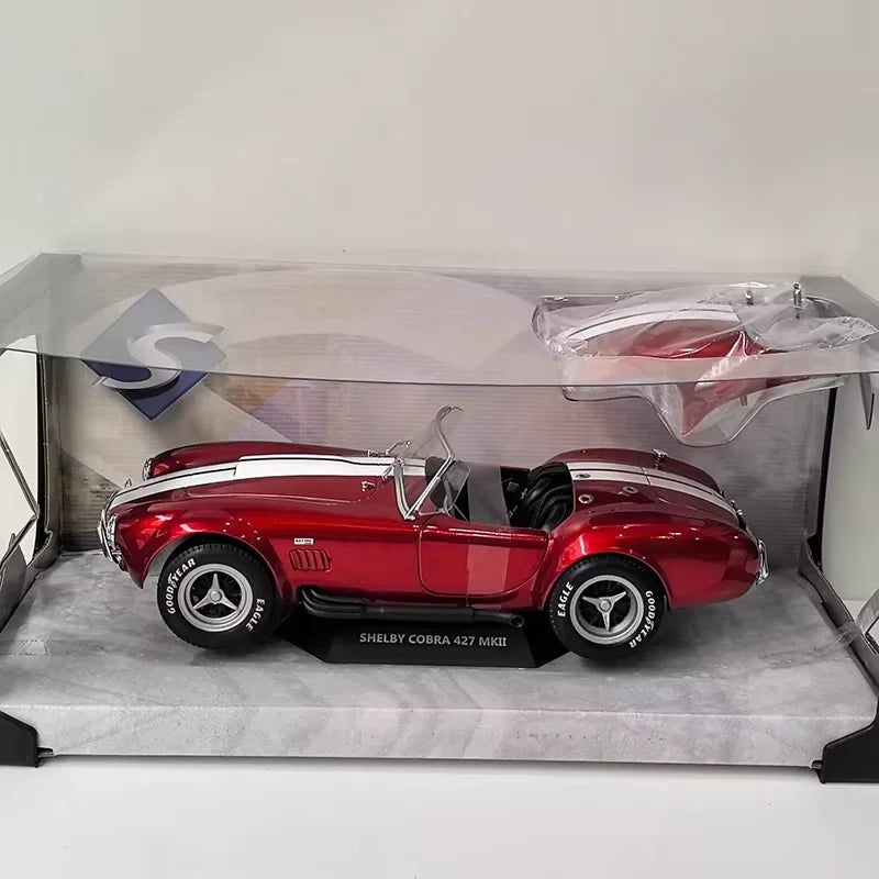 Solido 1/18 Scale SHELBY COBRA 427 1965 Alloy Car Model Static Collection Decorated Holiday Gifts Toys Souvenir Gift