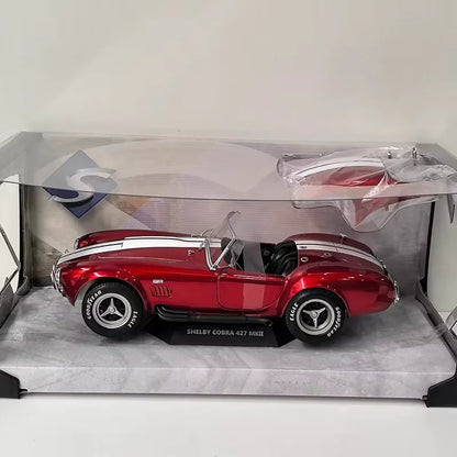 Solido 1/18 Scale SHELBY COBRA 427 1965 Alloy Car Model Static Collection Decorated Holiday Gifts Toys Souvenir Gift