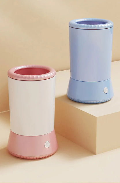 Pet Portable Dog Paw Washer Automatic Pet Paw Cleaner Electric Dog Paw Washer USB Rechargeable Foot Cleaning Machine Dog Brushes