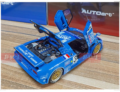 AUTOART Bugatti EB110 24HR Le Mans Racing 1994 #34 1:18 Car model Collection Display gift Static Ornament Collection