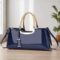 Women's Glossy PU Leather Shoulder Handbag Wedding Clutch Bridal Party Evening Bag