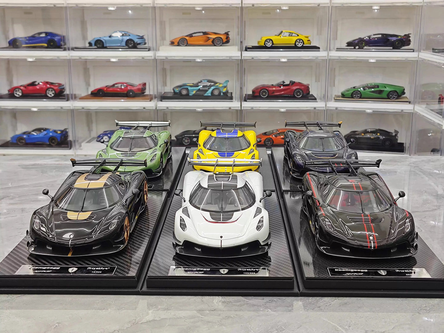 Frontiart Car Model 1/18 Koenigsegg Jesko Car Model Resin Model Limited Edition Cars Model Room Ornament Boy Collection Gift