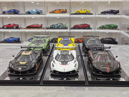Frontiart Car Model 1/18 Koenigsegg Jesko Car Model Resin Model Limited Edition Cars Model Room Ornament Boy Collection Gift