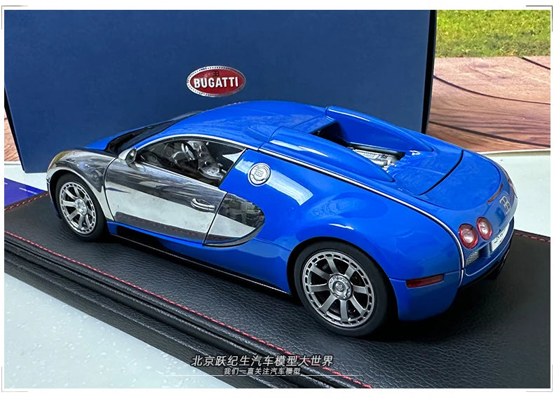 AUTOART 1:18 Bugatti  Veyron Sports car alloy car model plated interphase  Personal collection gift Compan