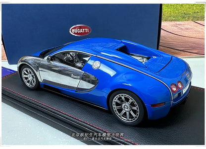 AUTOART 1:18 Bugatti  Veyron Sports car alloy car model plated interphase  Personal collection gift Compan