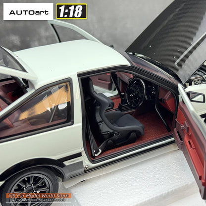 AUTOART 1:18 TOYOTA SPRINTER TRUENO AE86 30th ANNIVERSARY car model Static alloy car model collection gift