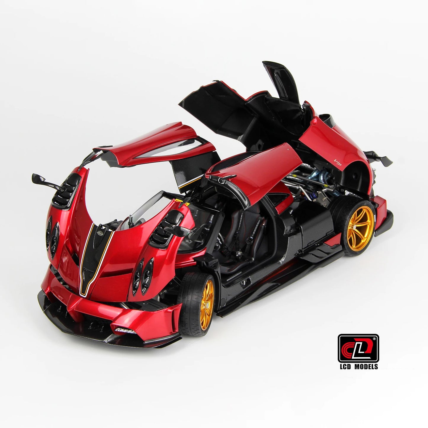 LCD CLD Diecast model 1/18 scale Pagani Imola Metal static decoration Holiday gift collection