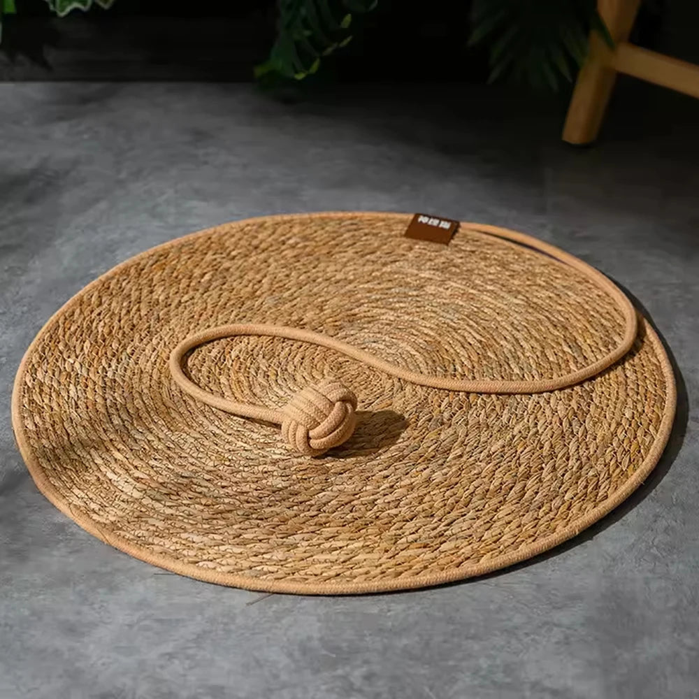 Dog Cat Scratcher Rattan Mat Board Cat Scratch for Sharpen Nails Scraper Cats Tree Cat scratching post Sofa Mats Furniture Protector