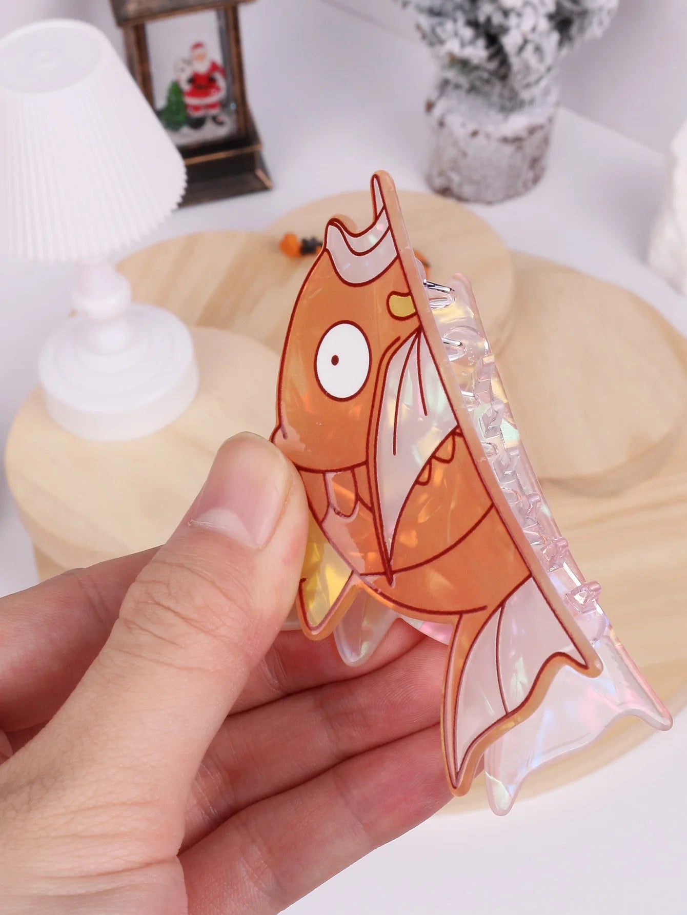 pocket monsters Carp King Cartoon Cute Hair Claw Hair Clip