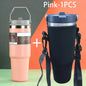 Thermal Water Bottle With Straw Outdoor Sport Coffee Cup Car Insulated Cup Tumbler Vacuum Flask Travel Thermal Mug 20oz/30oz