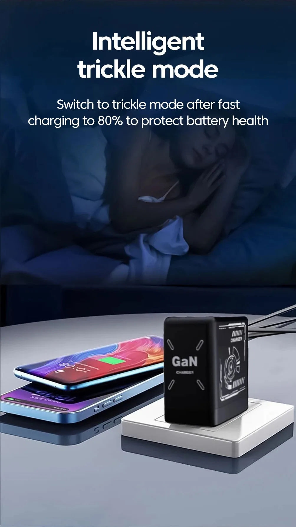 120W GaN Fast Charger With Retractable Type-C Cable Portable PD Mobile Phone Adapter For iPhone 17 16 Pro Samsung Xiaomi Huawei