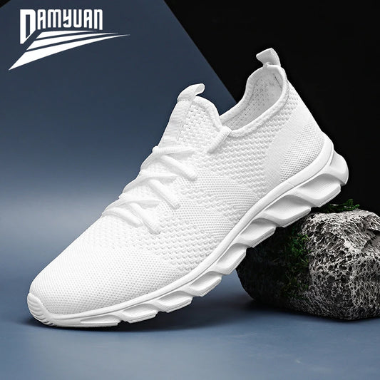 Men Casual Shoes Men Sneakers Brand Men Shoes Loafers Slip On Male Mesh Flats Big Size Breathable Spring Autumn Summer