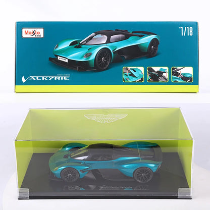 Maisto 1:18 2022 Valkyrie Green/Silver Alloy Model Car