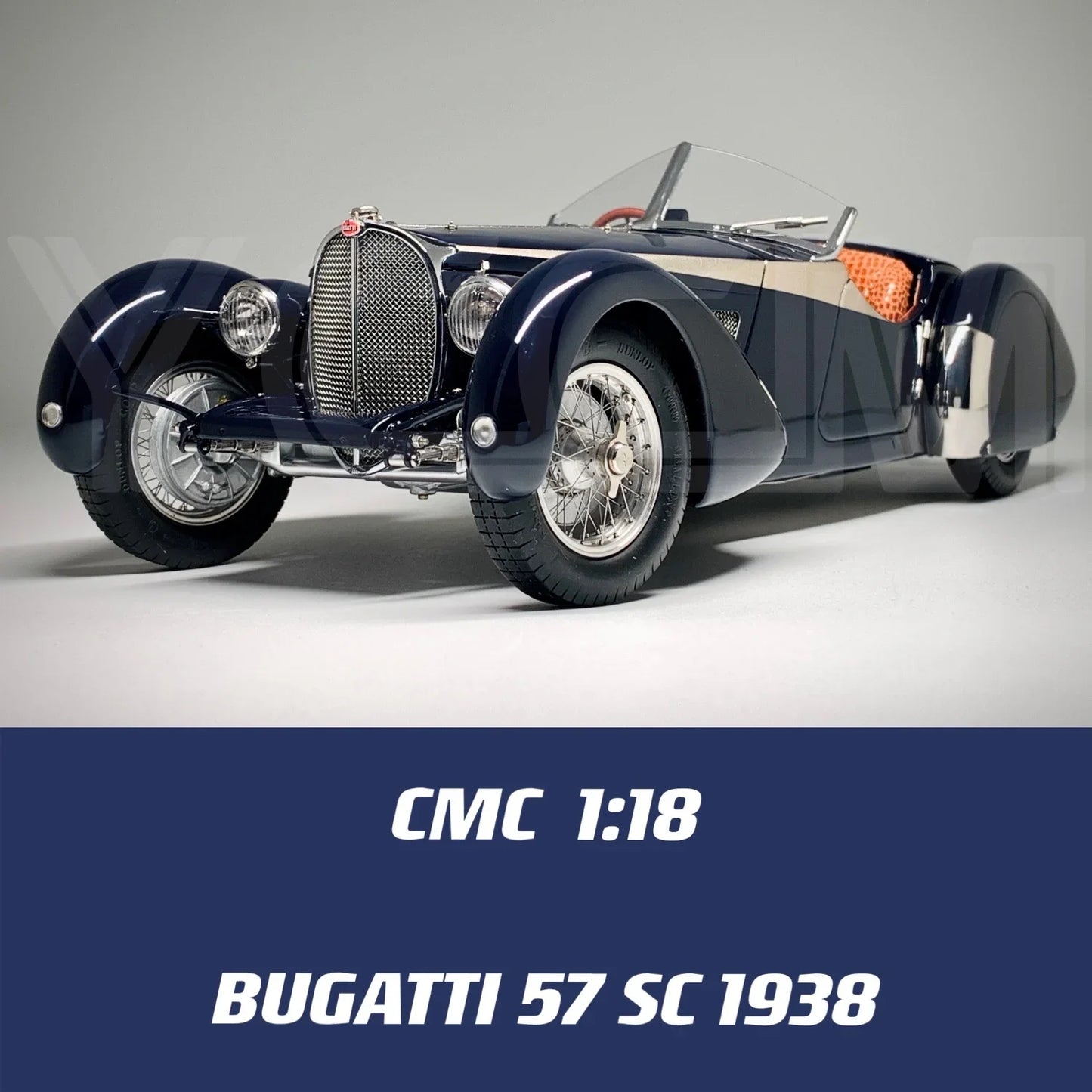 CMC 1:18 57SC 1938 Convertible Simulation Limited Edition All Open Alloy Metal Static Car Model Toy Gift