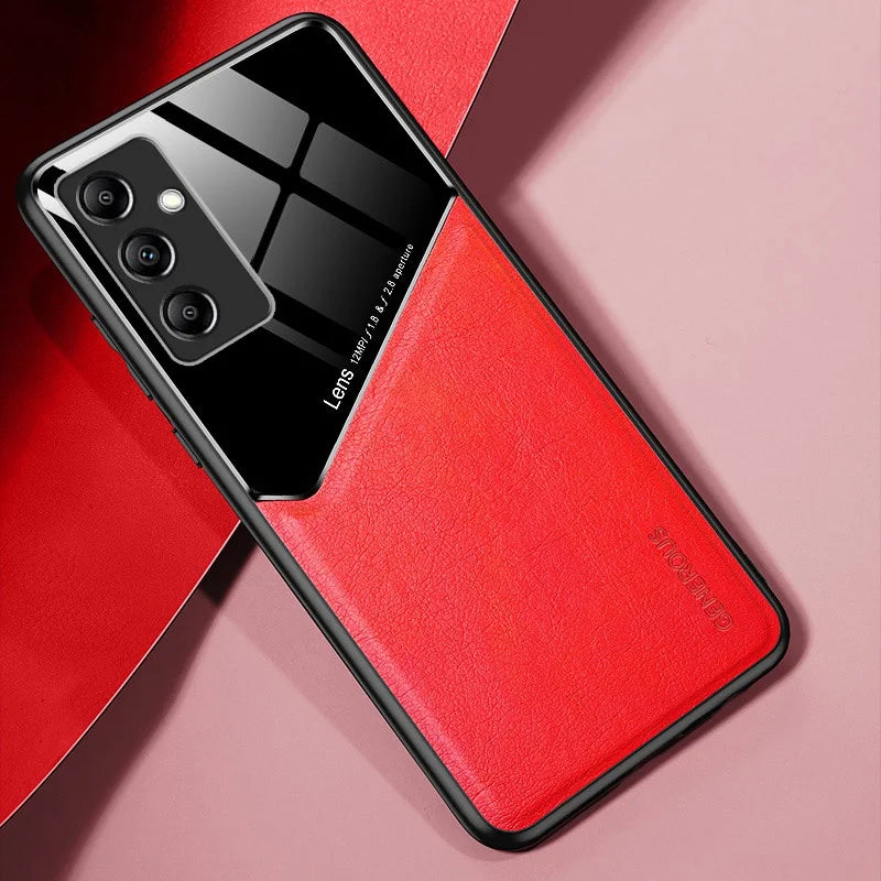 Luxury Leather Phone Case for Samsung Galaxy M14 Cover M34 M54 M13 M22 M23 M32 M33 M52 M62 Magnetic Silicone Protection Case F62