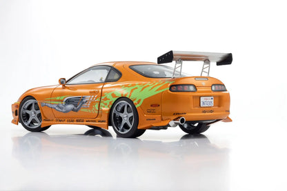 KYOSHO  1/18 Scale Diecast Collection  Dodge Charger R/T 1970 Toyota Supra Turbo - Static car model - Collection - Display piece