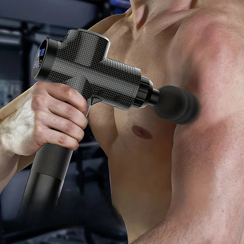 2026 NEW 30 Level Massage Gun Fascia Deep Muscle Relax Body Neck Massager Electric Fitness Equipment Noise Reduction Male Female