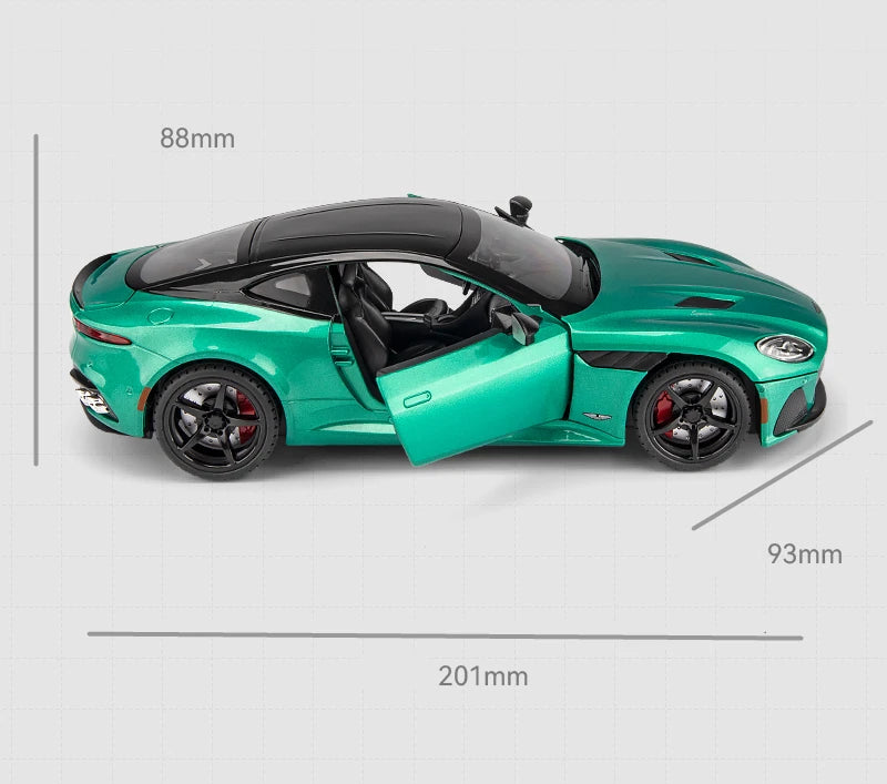 Aston Martin DBS Superleggera 1:24 Alloy Sports Car Diecasts & Toy Vehicles Metal Car Model Simulation Collection Toys Gift