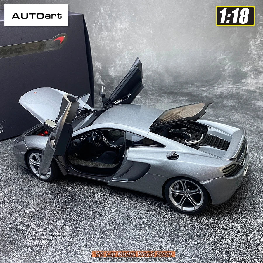 AUTOART Diecast car model 1/18McLaren MP4-12C Static display car models  Collect festival gifts
